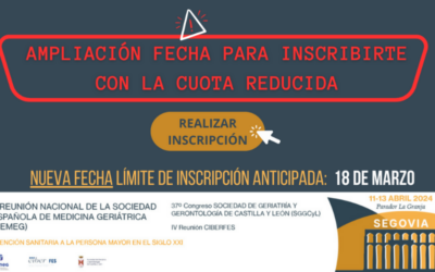 Ampliado el plazo de la inscripción con cuota reducida hasta el 18 de marzo