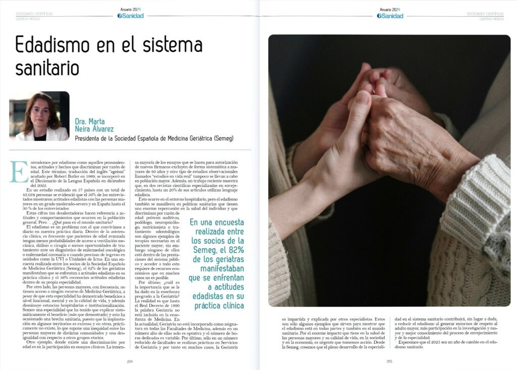 Edadismo en el sistema Sanitario