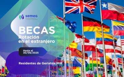 Becas SEMEG 2025 para la rotación en el extranjero de residentes de geriatría